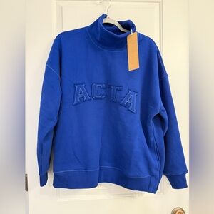 ACTA MOCKNECK NWT JAN 2026 DROP OVERSIZED XXS/XS